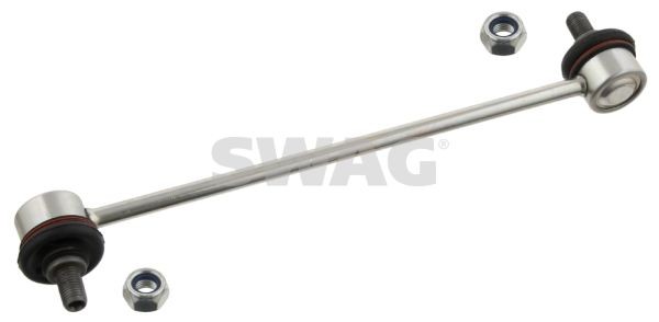 SWAG 81 92 8059: Stabilisaator, Stabilisaator Tagasild vasakul, Tagasild paremal, 250mm, Metall, mutritega