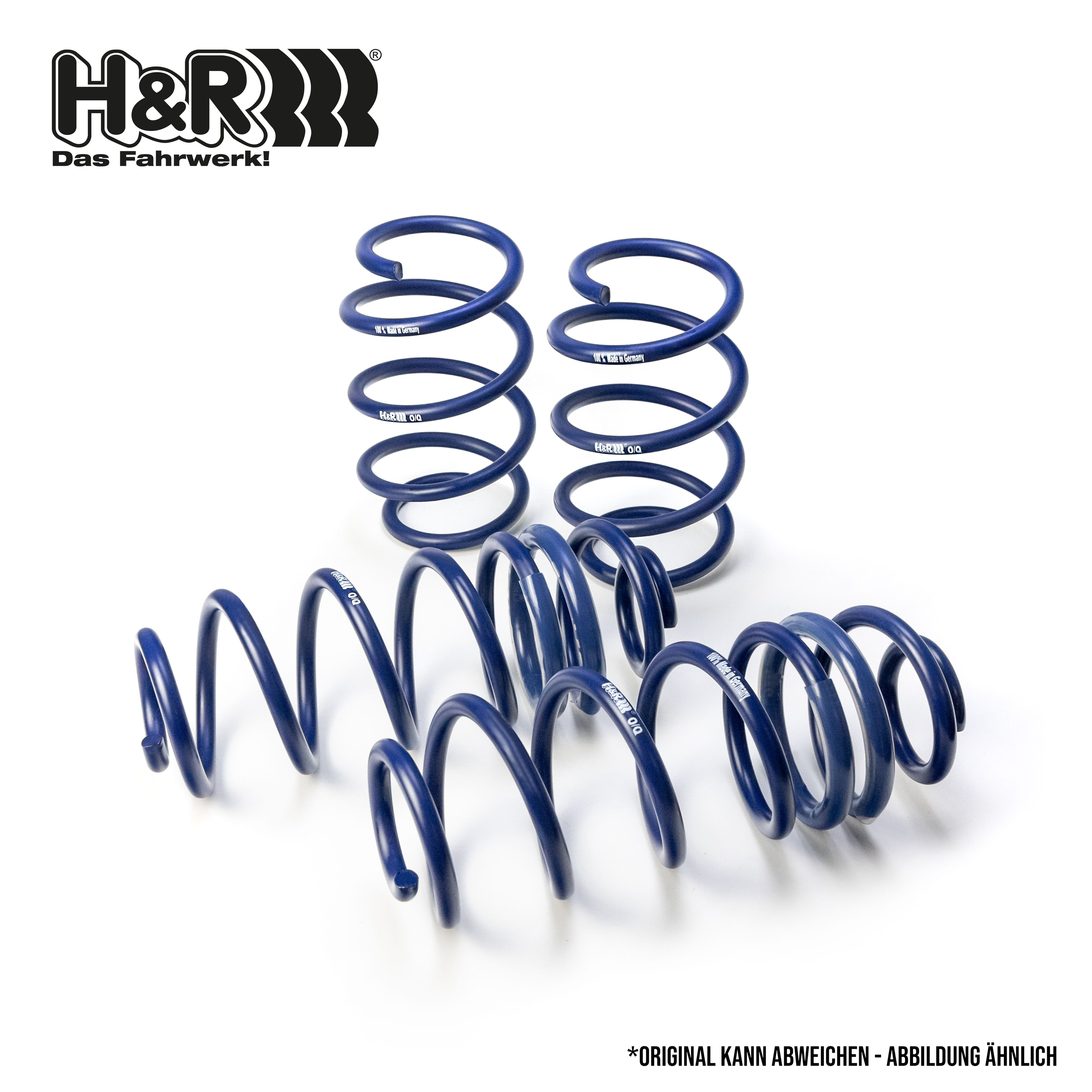 H&R 28663-3: Vedrustusekomplekt, vedrud Performance Lowering Springs