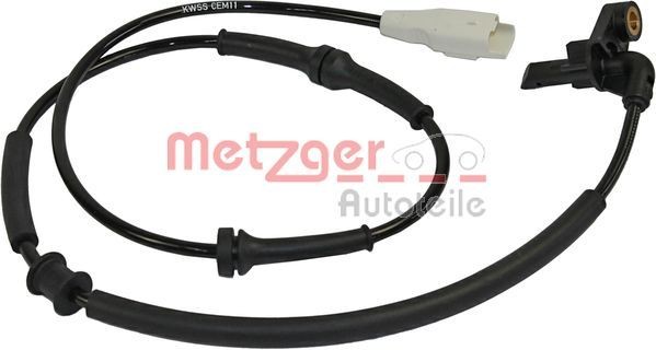 METZGER 09001542: Senzor, turatie roata Axa spate dreapta, 990mm