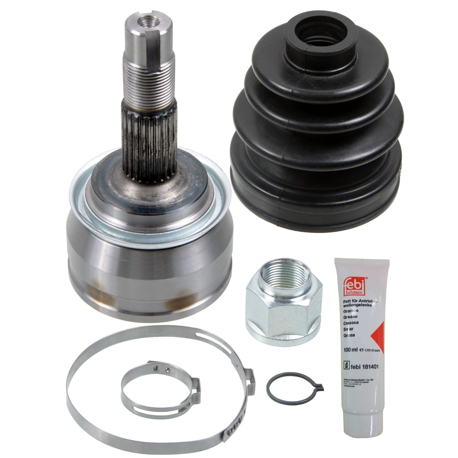 FEBI BILSTEIN 184612: Kit giunti semiasse Assale anteriore Dx, lato ruota, Assale anteriore Sx