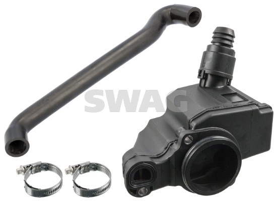 SWAG 33 11 0382: Separator ulei, ventilatie bloc motor cu furtun, cu carcase
