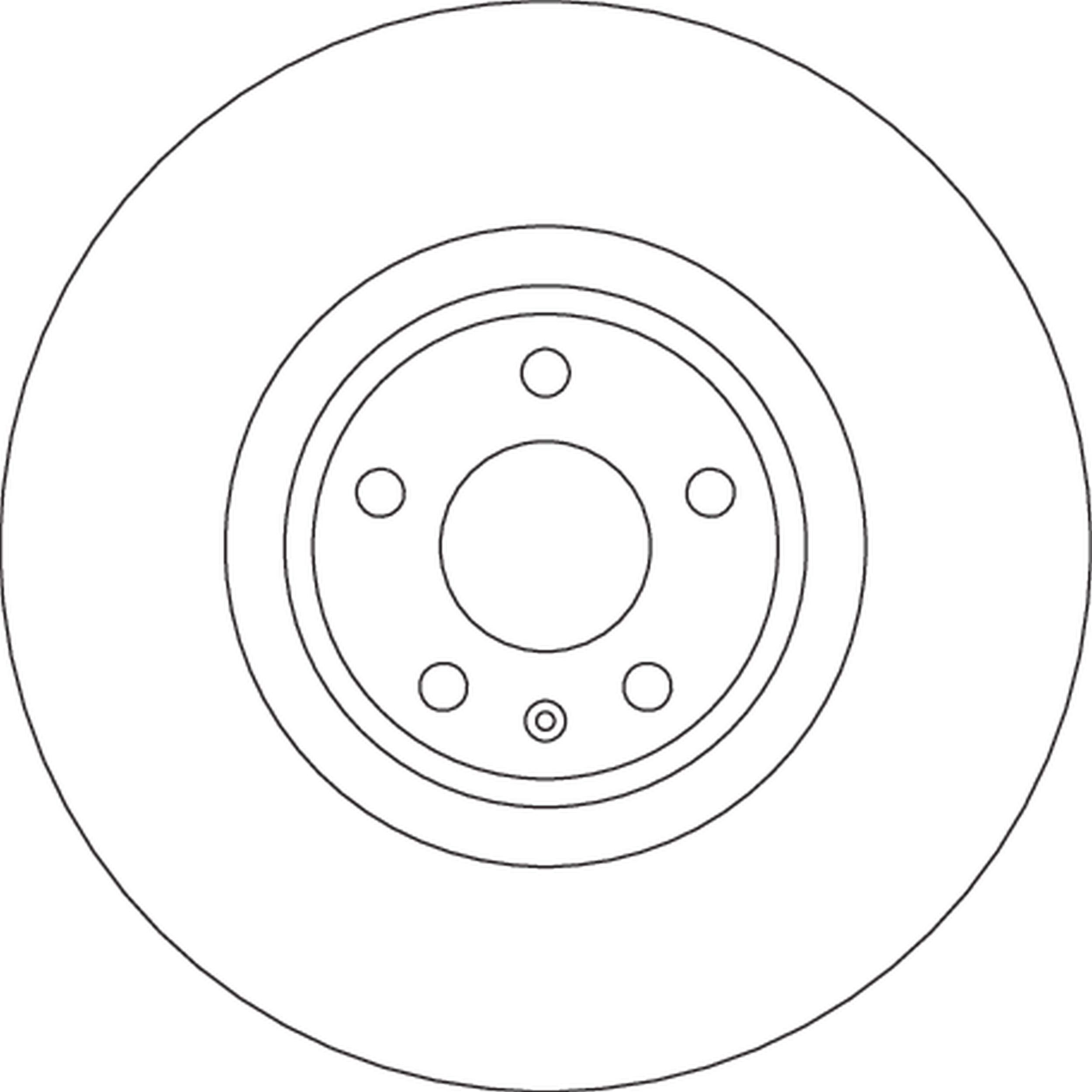TRW DF6729S: Piduriketas TRW SINGLE Ø: 349mm, õhutusega, Ø: 349mm, värvitud