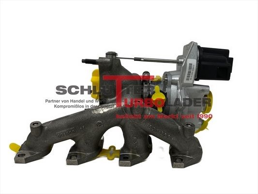 SCHLÜTTER TURBOLADER 166-00223: Turbod PROFI KIT - with new org. Ishikawajima (IHI) Turbocharger koos paigaldus-/kinnitusmaterjaliga, õli juurdevoolu torustikuga