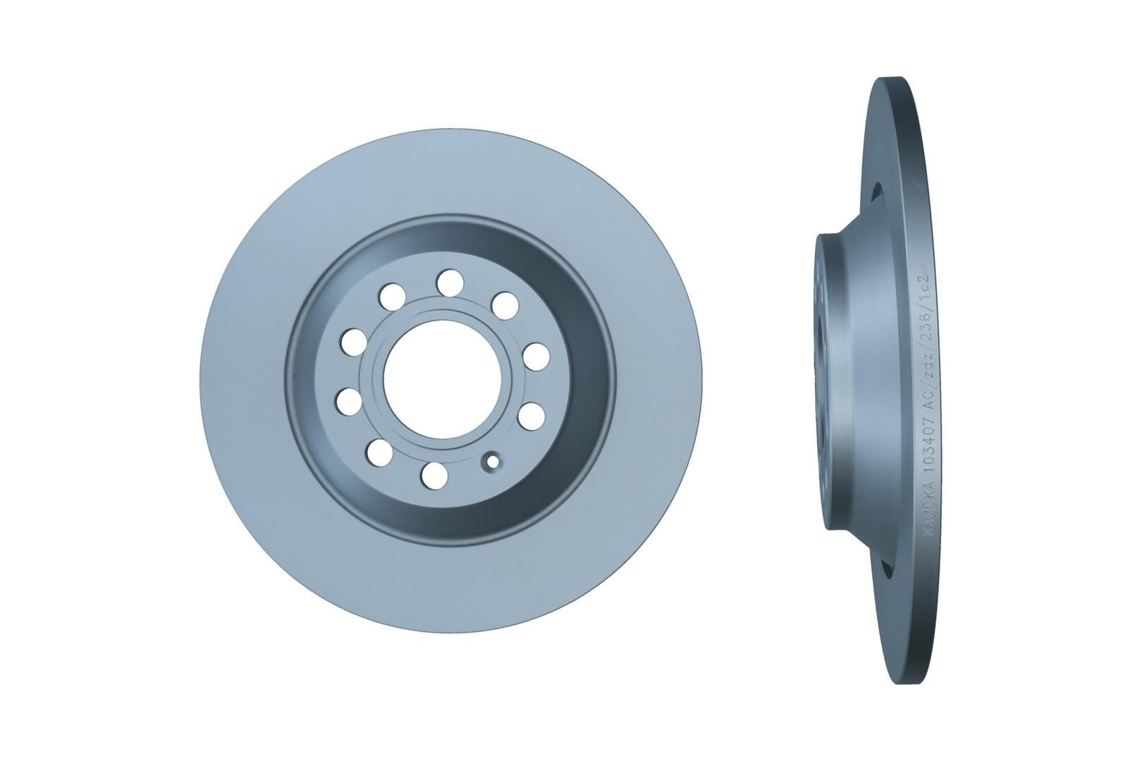 KAMOKA 103407: Jarrulevy Taka-akseli, Ø: 302mm, täysi, Ø: 302mm, pinnoitettu