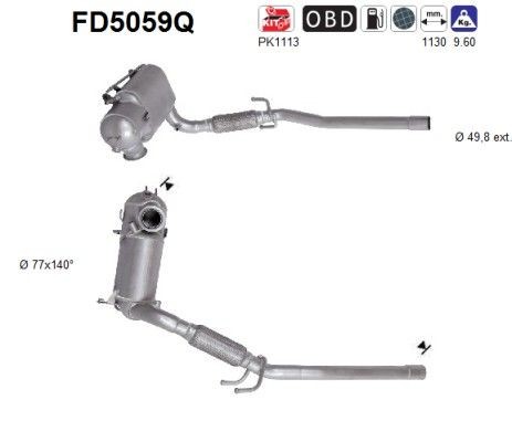 AS FD5059Q: Tahmafilter
