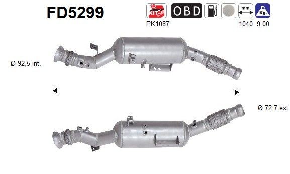 AS FD5299: Tahmafilter