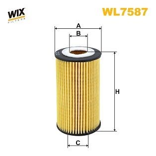 WIX FILTERS WL7587: Filtro olio