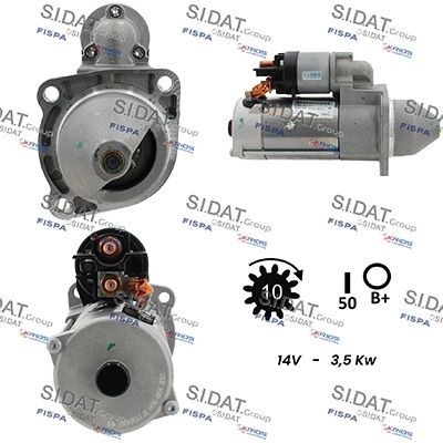 FISPA S12BH0915: Startmotor 3,5kw