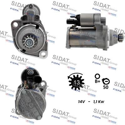 FISPA S12BH0927: Starteris 1,1kW