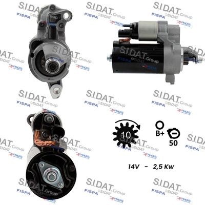 FISPA S12BH0928: Starter 2,5kW