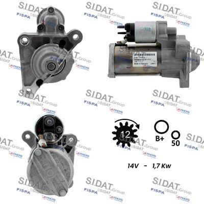 FISPA S12BH0936: Starter 1,7kW