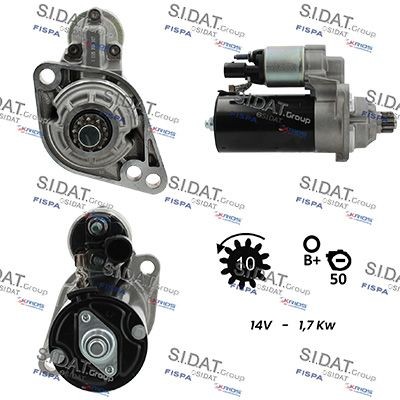 FISPA S12BH0951: Starter 1,7kW