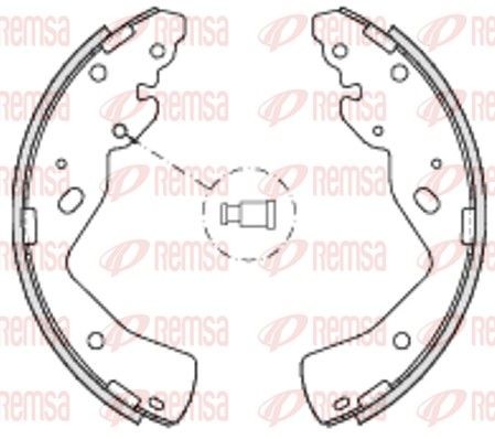 REMSA 4232.00: Set saboti frana puntea spate, 270mm