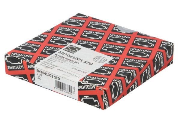 ENGITECH ENT041001 STD: Set segmenti piston