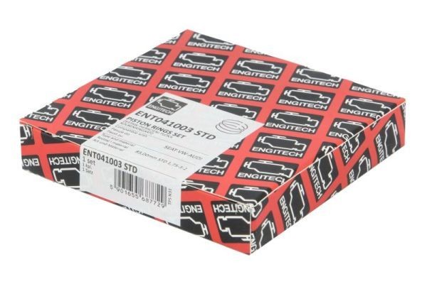 ENGITECH ENT041003 STD: Set segmenti piston