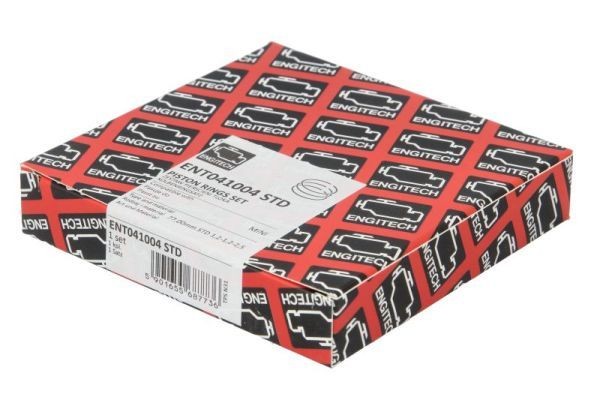 ENGITECH ENT041004 STD: Set segmenti piston