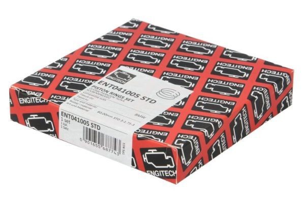 ENGITECH ENT041005 STD: Set segmenti piston