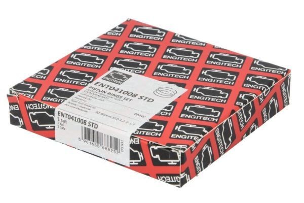 ENGITECH ENT041008 STD: Set segmenti piston