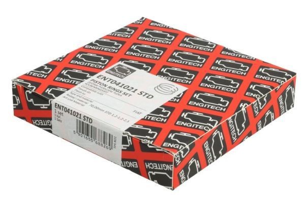 ENGITECH ENT041021 STD: Set segmenti piston