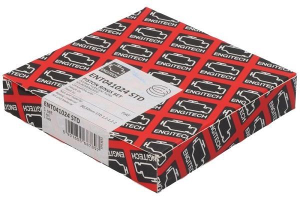 ENGITECH ENT041024 STD: Set segmenti piston
