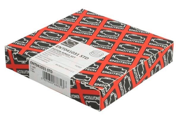 ENGITECH ENT041031 STD: Set segmenti piston