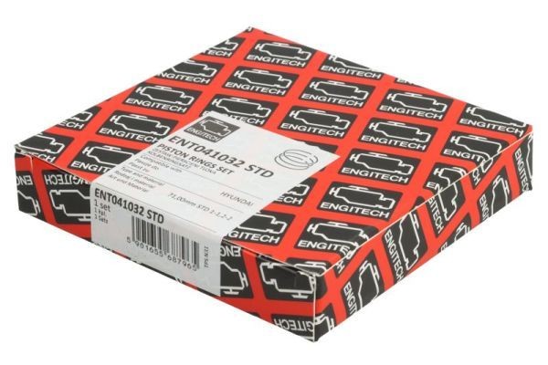 ENGITECH ENT041032 STD: Set segmenti piston