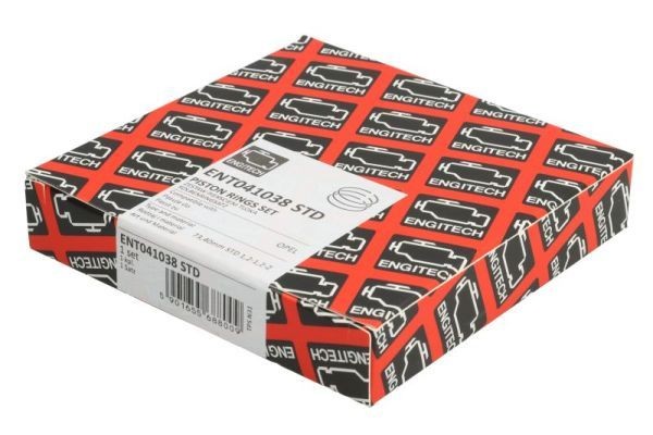 ENGITECH ENT041038 STD: Kolvirõngakomplekt