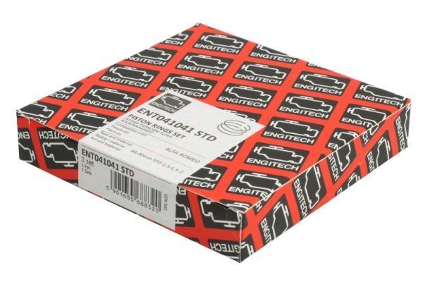 ENGITECH ENT041041 STD: Set segmenti piston