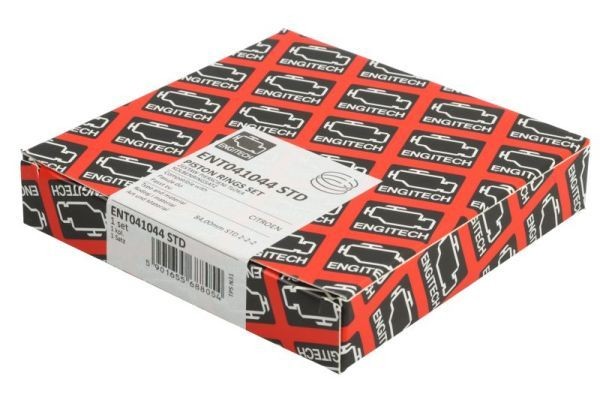 ENGITECH ENT041044 STD: Set segmenti piston