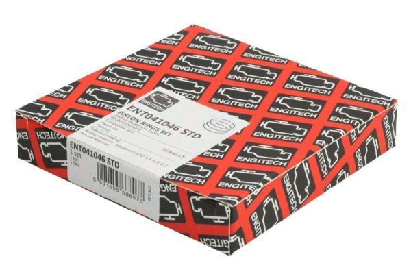 ENGITECH ENT041046 STD: Set segmenti piston