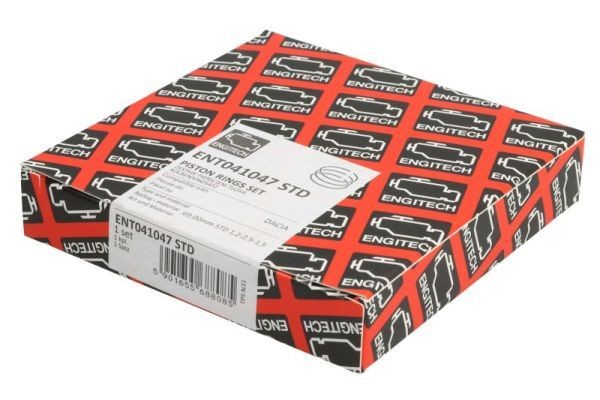 ENGITECH ENT041047 STD: Set segmenti piston