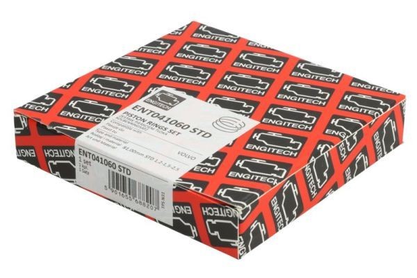 ENGITECH ENT041060 STD: Set segmenti piston