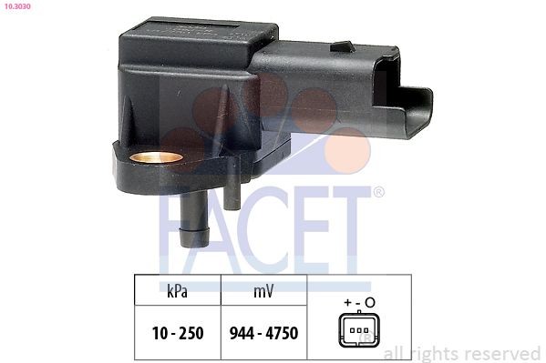 FACET 10.3030: Õhusurveandur, Made in Italy - OE Equivalent