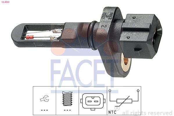 FACET 10.4001: Andur, sisendõhu temperatuur Made in Italy - OE Equivalent