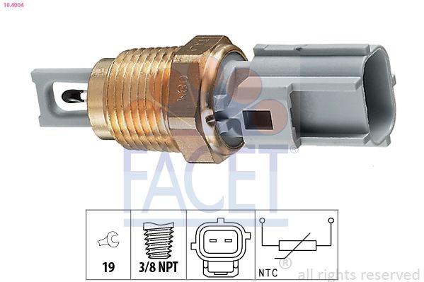 FACET 10.4004: Andur, sisendõhu temperatuur Made in Italy - OE Equivalent