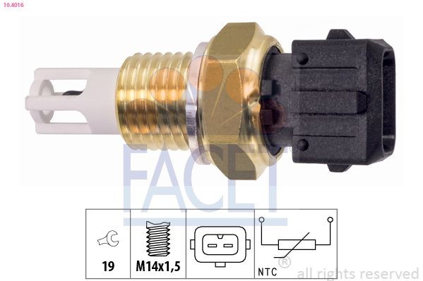 FACET 10.4016: Andur, sisendõhu temperatuur Made in Italy - OE Equivalent