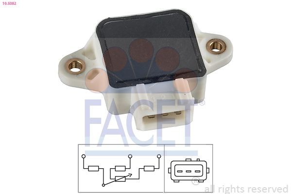 FACET 10.5082: Andur, drosselklapiasend Made in Italy - OE Equivalent