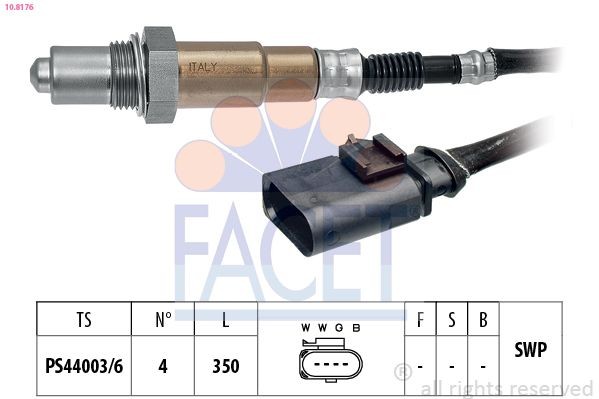 FACET 10.8176: Lambda andur Made in Italy - OE Equivalent