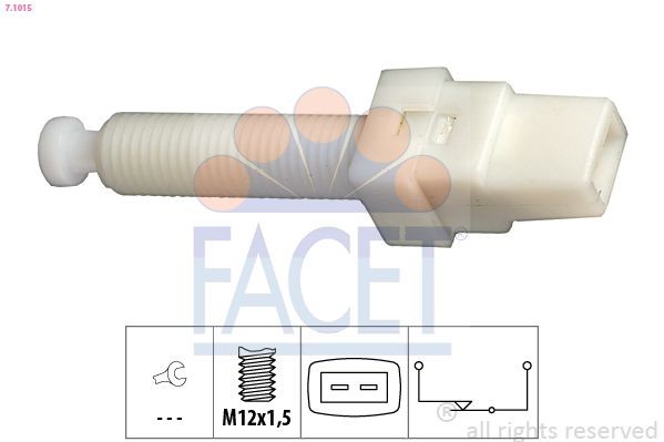 FACET 7.1015: Piduritulelüliti Made in Italy - OE Equivalent