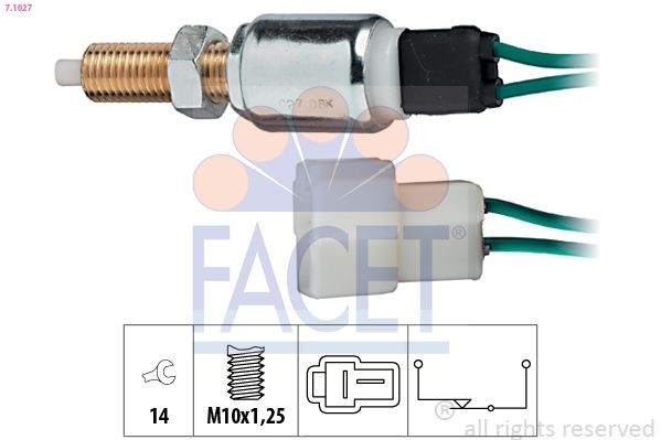 FACET 7.1027: Piduritulelüliti Made in Italy - OE Equivalent