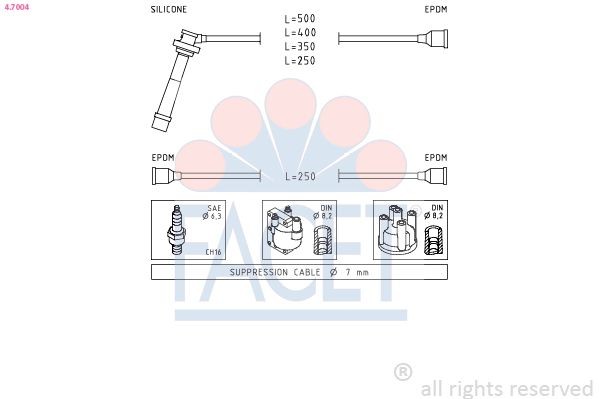FACET 7.1133: Interruptor de luces freno