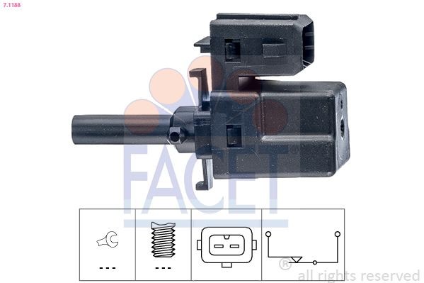 FACET 7.1139: Lüliti, sidurdamine(GRA) Made in Italy - OE Equivalent