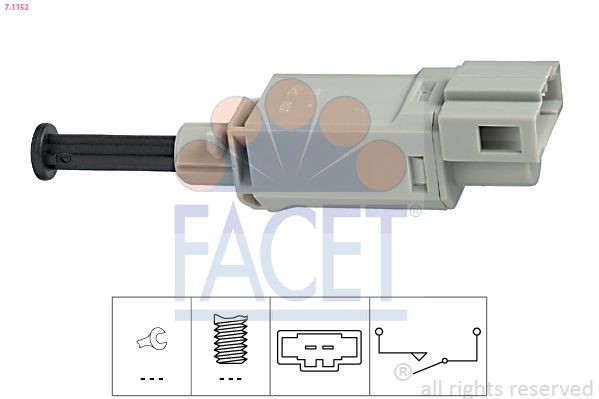 FACET 7.1152: Lüliti, sidurdamine(GRA) Made in Italy - OE Equivalent