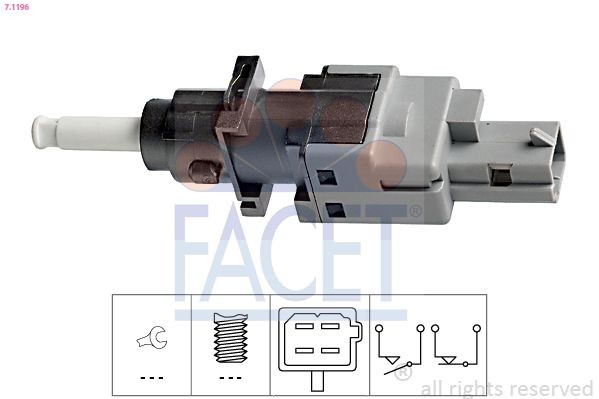 FACET 7.1196: Lüliti, sidurdamine(GRA) Made in Italy - OE Equivalent