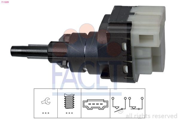 FACET 7.1229: Piduritulelüliti Made in Italy - OE Equivalent