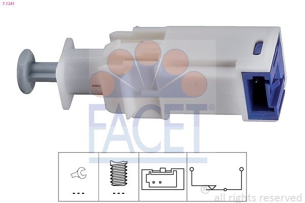 FACET 7.1241: Lüliti, sidurdamine(GRA) Made in Italy - OE Equivalent