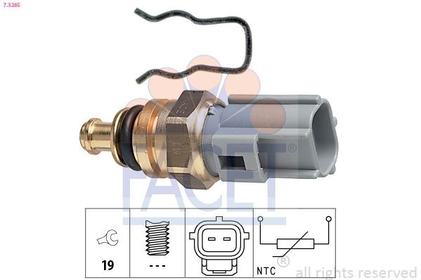 FACET 7.3285: Andur, Jahutusvedeliku temp. Made in Italy - OE Equivalent