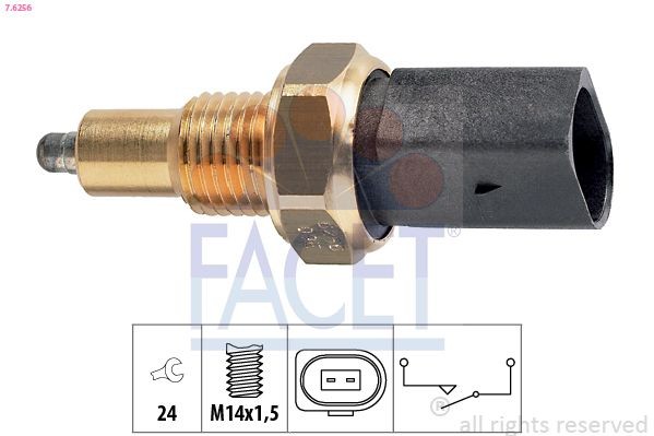 FACET 7.6256: Lüliti, tagurdustuli Made in Italy - OE Equivalent