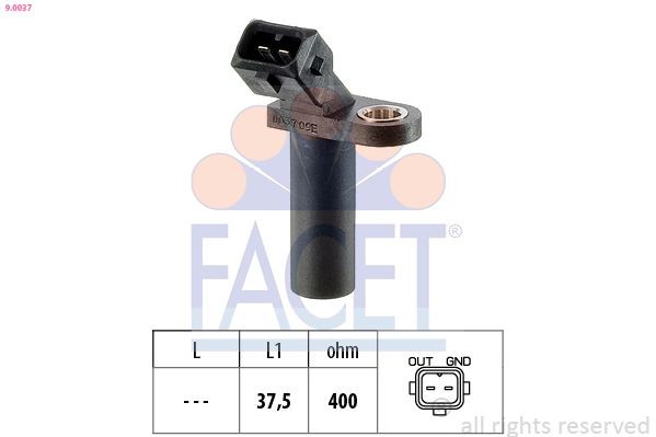 FACET 9.0037: Andur, väntvõll Made in Italy - OE Equivalent