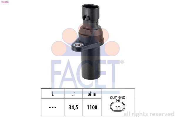 FACET 9.0378: Andur, väntvõll Made in Italy - OE Equivalent